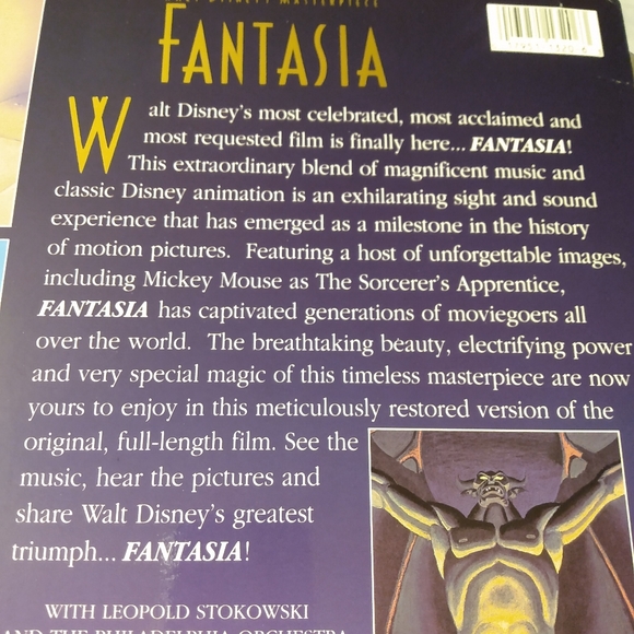 Fantasia home movie on Laser Disc. Like new. - Picture 4 of 10